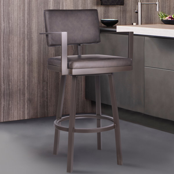 Williston Nakagawa Bar & Counter Swivel Stool & Reviews Wayfair